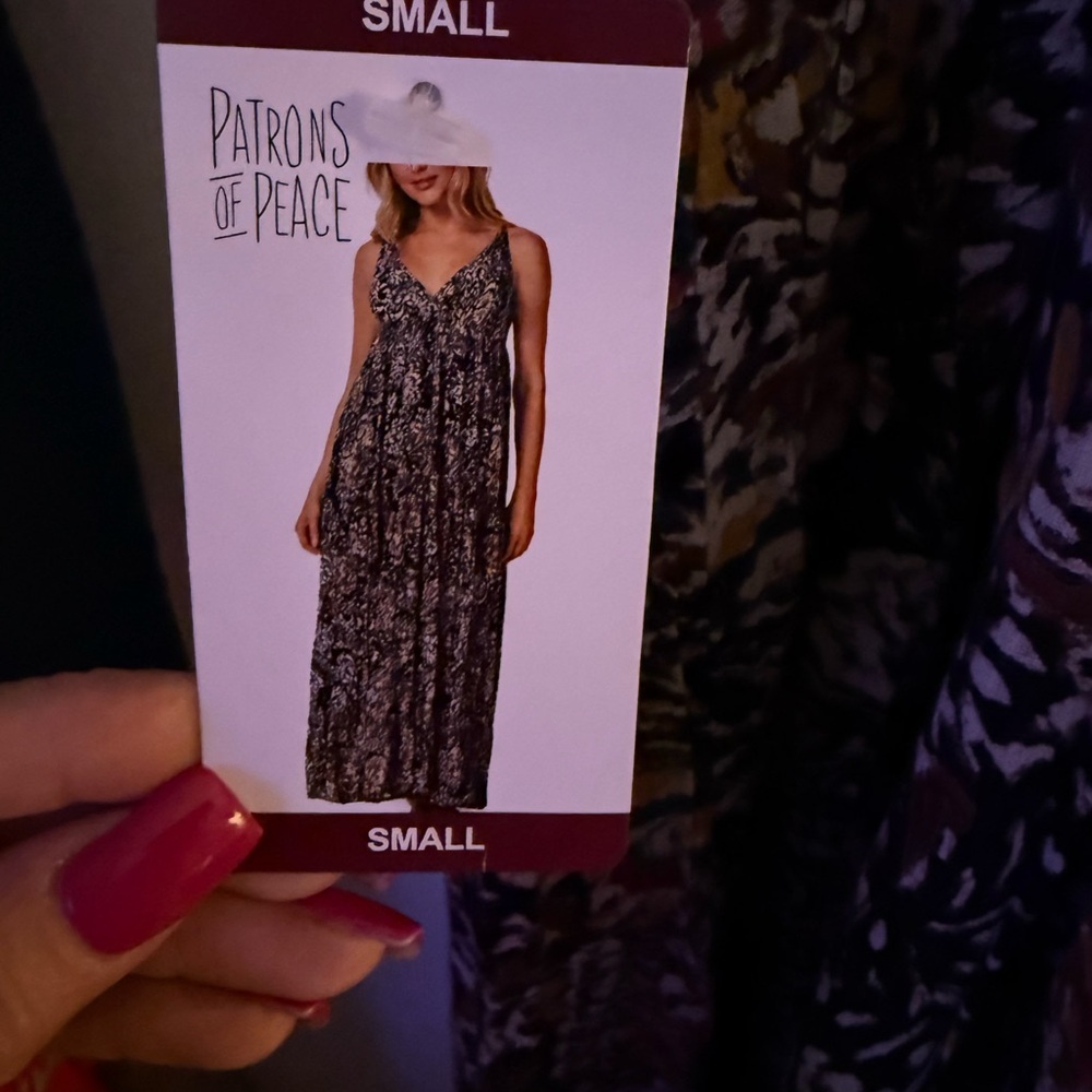Patrons of Peace Multicolor Floral Maxi Dress - Picture 4 of 5
